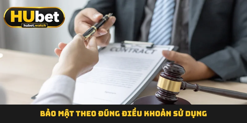Bảo mật theo đúng điều khoản sử dụng